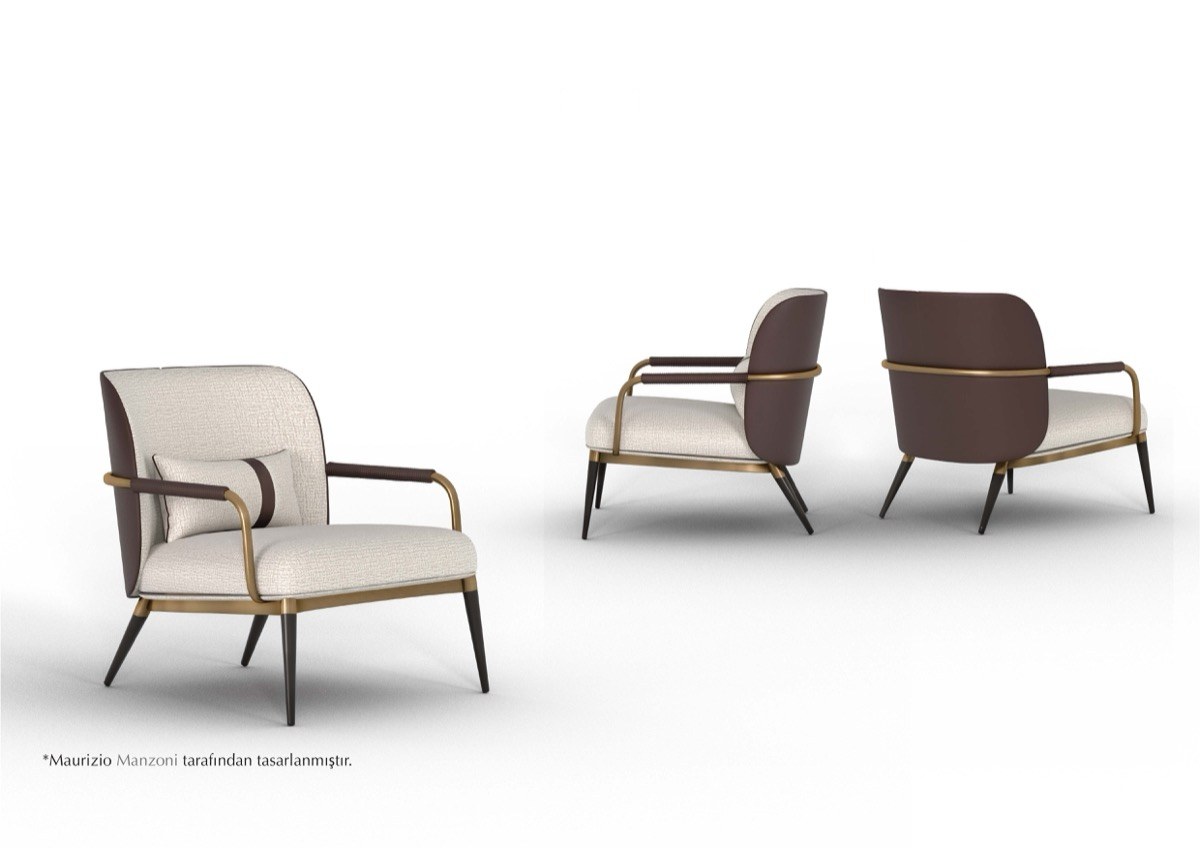 FIUME designer armchair — LB — ByKepi