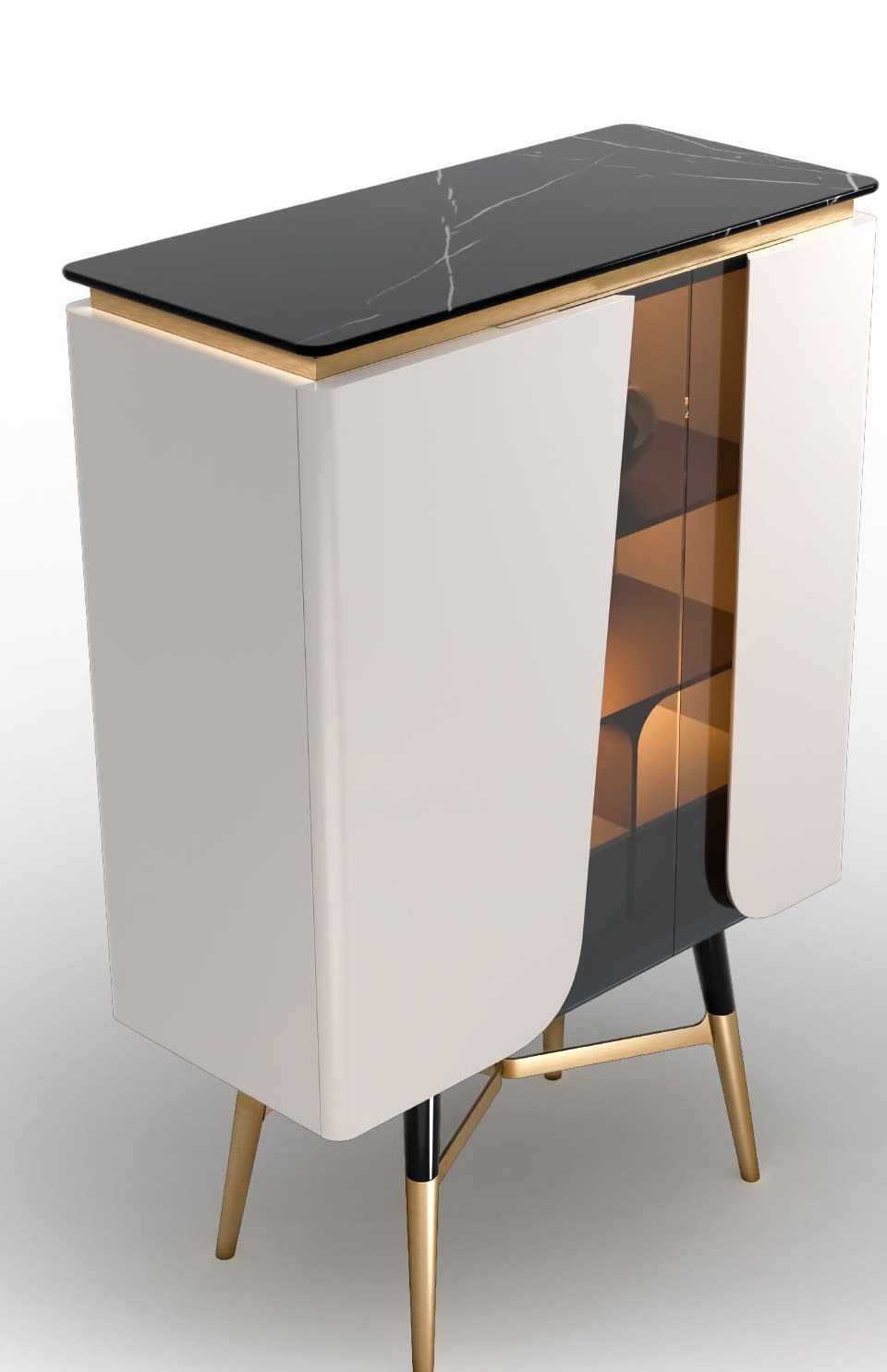Relief designer bar cabinet — Studio Memo · Maurizio Manzoni — ByKepi