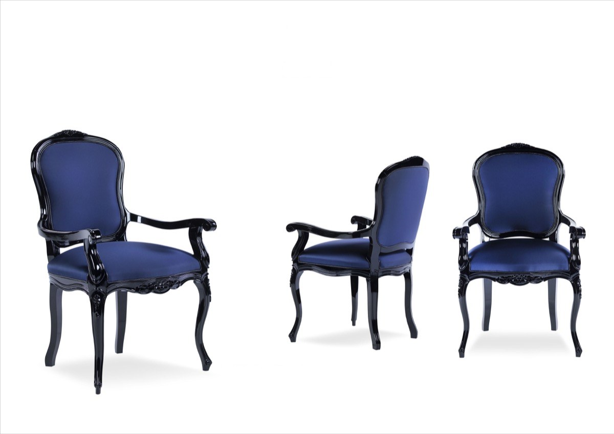 HAZERANLI designer dining chair — Back Upholstery W/ Arm — ByKepi, Delux Interiors Auckland