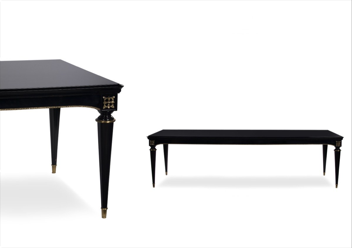 PIANO designer dining table — Lacquered top — ByKepi, Delux Interiors Auckland