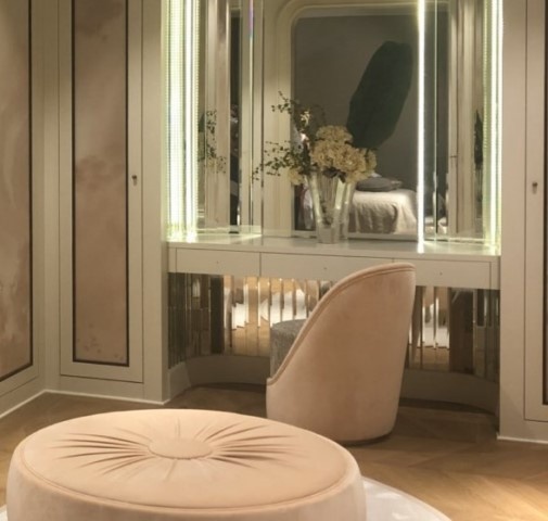 Powdery designer makeup vanity — Made to measure — ByKepi