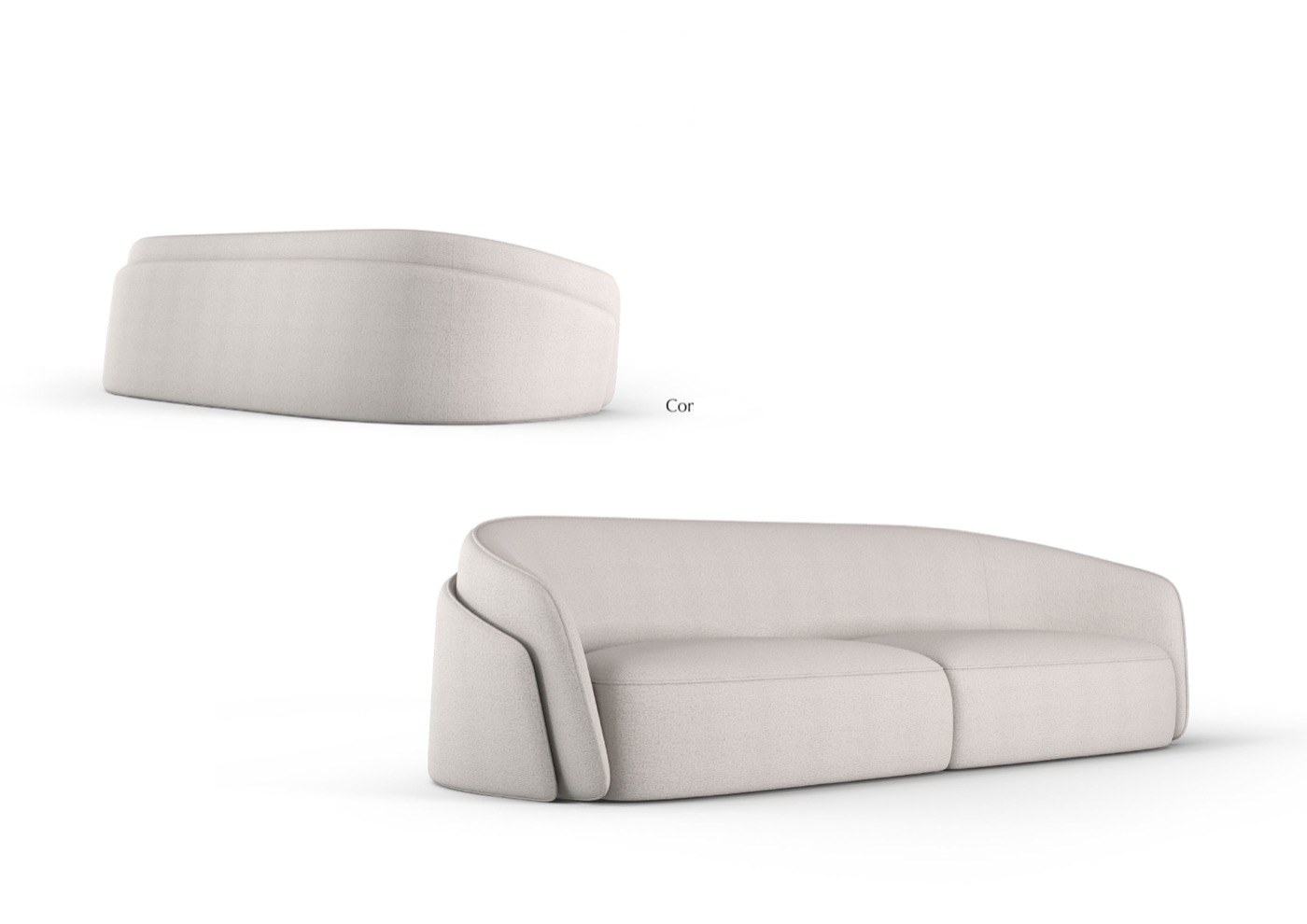 Cono (upholstered) designer sofa — New 2025 — ByKepi