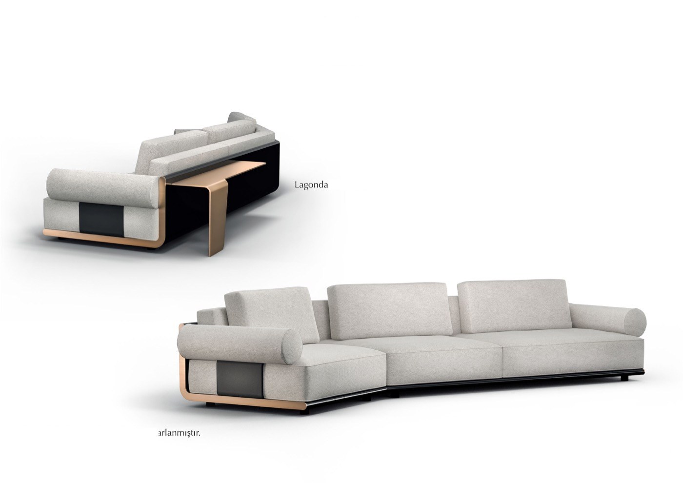Lagonda Wide Modul B designer sofa — Studio Memo · Maurizio Manzoni — ByKepi