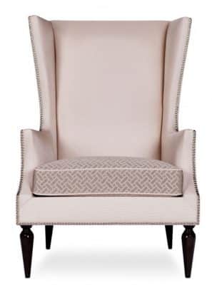 Accent wingback chair