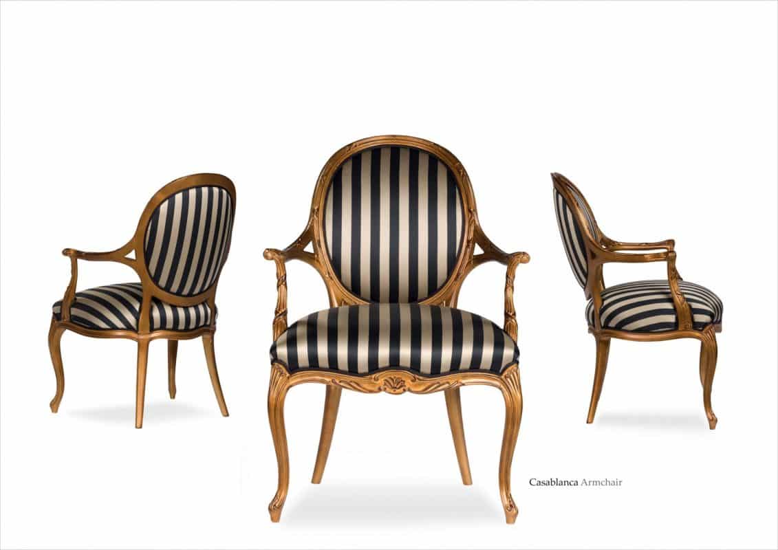French style accent chairs
