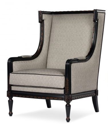  Wingback armchair front view