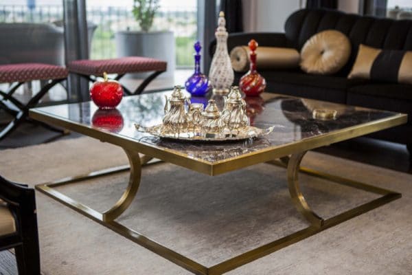 Marble top coffee table Auckland