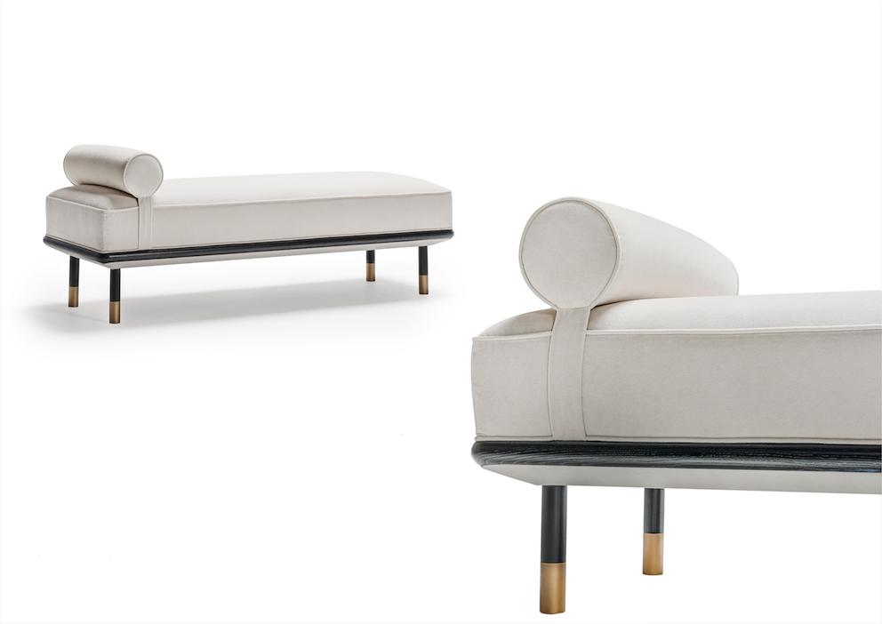 Italian Modern luxury bench